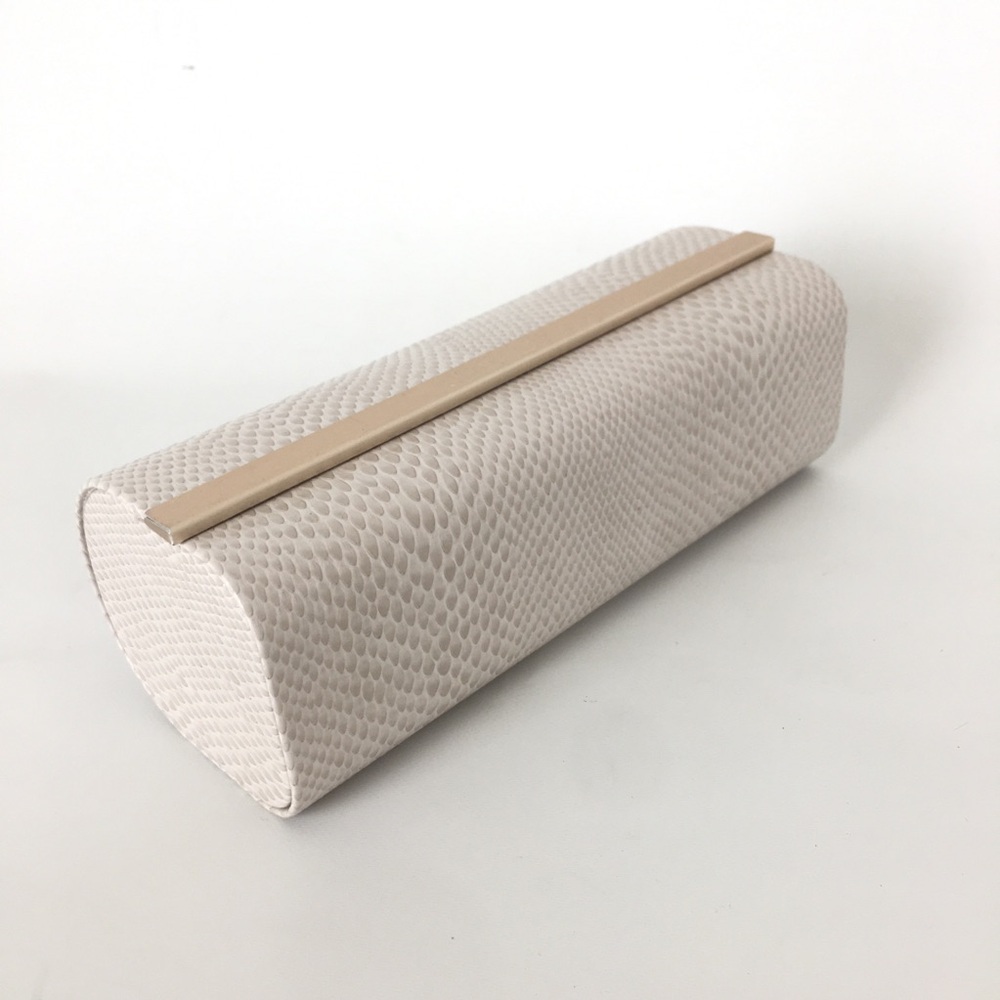 Jimmy Choo Snakeskin Embossed Replacement Sunglasses Case - Picture 8 of 8